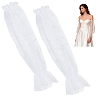 Polyester Detachable Mesh Puff Sleeves AJEW-WH0485-43A-1
