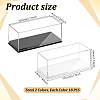 36 Bags 2 Styles Transparent Acrylic Toys Action Figures Display Boxes ODIS-WA0001-14-2