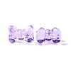 Transparent Spray Painted Glass Beads LS-GLAA-I050-11B-3