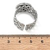 304 Stainless Steel Cuff Ring Components SA-CBA37BC-14D-P-3