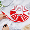 5M Silicone Collapsible Shower Threshold Water Dam AJEW-WH0709-118-3