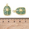 Brass & Natural Green Aventurine Pendants GG-CBAD360-19G-04-3