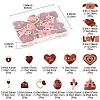 28Pcs 14 Styles Alloy Pendants ENAM-FS0002-84-4