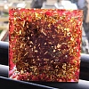 Orgonite Pyramids with Natural Red Jasper PW-WG59452-01-4