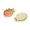 Brass Resin Pendants KK-C110-24C-G-2