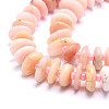 Natural Pink Opal Beads Strands G-E569-J25-3