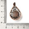 Synthetic Blue Goldstone Pendants G-H065-02R-19-3