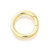 Brass Spring Gate Rings KK-L225-012G-1