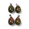 Natural Unakite Pendants G-U018-01P-D-1