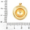 Football Brass Micro Pave Cubic Zirconia Pendants KK-A297-09K-G-3