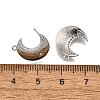 Brass Micro Pave Clear Cubic Zirconia Stud Earring Findings KK-G530-03P-3