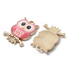 Painted Alloy Pendants PALLOY-YW0001-67-2
