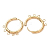 304 Stainless Steel Hoop Earring Findings STAS-D183-02C-G-3