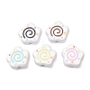 Printed Opaque Acrylic Beads AC-CBA46F7-04-1