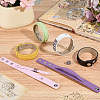 6Pcs 6 Colors PU Leather Cord Bracelets BJEW-CL0001-33-4