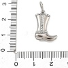 304 Stainless Steel Rhinestone Pendants FIND-T075-07P-3