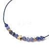 Natural Round Sodalite Beads Braided Bead Bracelets for Women BJEW-JB11655-12-3
