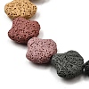 Dyed Natural Lava Rock Beads Strands G-A264-A04-01A-3
