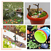 72Pcs 18 Styles Resin Basket & Food Miniature Ornaments AJEW-WR0003-67-5
