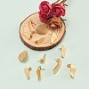 24Pcs 6 Styles Brass Stud Earrings Findings KK-SZ0001-52-3