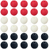 Rubberized Style Imitated Silicone Acrylic Beads MACR-PA0001-06C-05-6