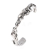 Retro 316 Surgical Stainless Steel Cuff Bangles BJEW-C142-06AS-4
