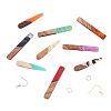 DIY Rectangle & Teardrop Dangle Earrings Making Kit DIY-TA0008-94-3