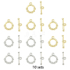 10Pcs 2 Colors Alloy Toggle Clasps FIND-YW0010-24-1