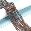 Electroplate Glass Beads Strands LS-EGLA-A034-T1mm-L06-4
