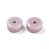 Opaque Solid Color Glass Beads GLAA-N007-6x3mm-A02-2