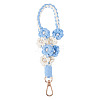Hand-woven Flower Pendant Decorations KEYC-TAC0009-02KCG-04-1