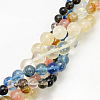 Watermelon Stone Glass Beads Strands G-G152-10mm-M-1