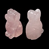 Natural Rose Quartz Carved Healing Figurines G-B062-03D-3
