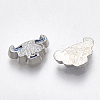 Alloy Enamel Cabochons PALLOY-T054-40-2