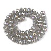 Electroplate Glass Beads Strands EGLA-A044-J8mm-B10-3