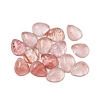 Cherry Quartz Glass Cabochons G-Q173-02C-22-1