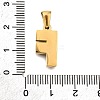Golden 304 Stainless Steel Pendants STAS-K300-01G-F-3