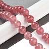 Cherry Quartz Glass Beads Strands G-B077-A06-02-2