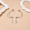 304 Stainless Steel Ear Cuff Drop Chains Stud Earrings EJEW-TA00110-2