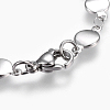 Tarnish Resistant 304 Stainless Steel Link Chain Bracelets BJEW-P239-06-3