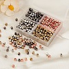 600Pcs 4 Style CCB Plastic Beads CCB-YW0001-05-6