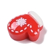 Opaque Christmas Theme Resin Cabochons RESI-H162-06A-2