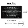 Rectangle 201 Stainless Steel Custom Blank Thermal Transfer Wallet Card DIY-WH0252-005-2