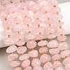 Natural Rose Quartz Beads Strands G-RM250109-A18-1
