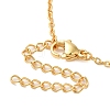 Real 18K Gold Plated Brass Micro Pave Clear Cubic Zirconia Pendant Necklaces for Women NJEW-K381-03B-B-3