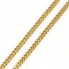 Trendy Unisex 201 Stainless Steel Twisted Chain Necklaces NJEW-L043-44G-2