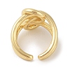 Brass Cuff Rings RJEW-Q821-02G-3