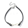 Infinity Tibetan Style Allloy Link Bracelets BJEW-JB09336-01-3