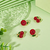 4Pcs 2 Styles Handmade Polymer Clay Beads CLAY-TA0001-98B-5