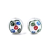 Mahjong Theme ABS Plastic Imitation Pearl Enamel Beads KY-G020-04C-2